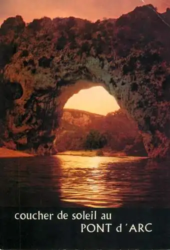 World sunset crepuscule coucher du soleil Ardeche pont d'Arch