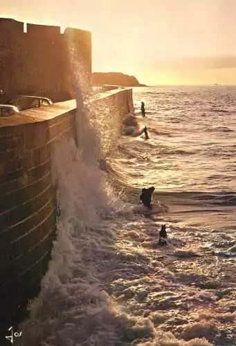 World sunset crepuscule coucher du soleil Saint Malo Bretagne