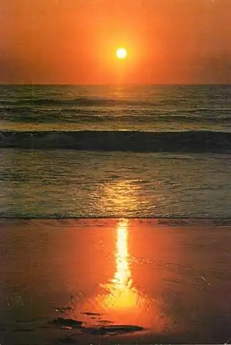 World sunset crepuscule coucher du soleil France 1987