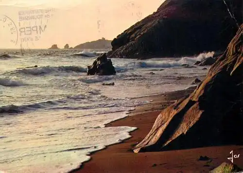 World sunset crepuscule coucher du soleil Cote de Bretagne 1978
