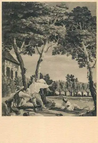 Italia Vicenza S. Sebastiano - Villa Valmarana la foresteria stanza delle scene campestri