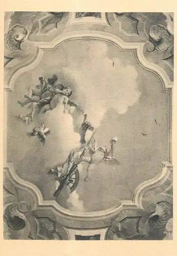 Italia Vicenza S. Sebastiano - Villa Valmarana affresco del soffitto