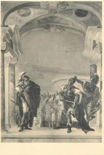 Italia Vicenza S. Sebastiano - Villa Valmarana wall painting Minerva Achille uccidere Agemennone
