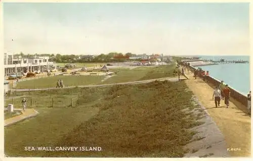 England Canvey Island sea wall