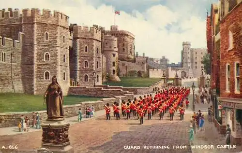 England Guard returning from Windsor Castle