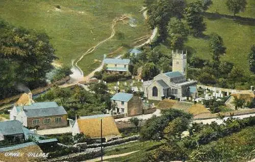 England Upwey village aerial view