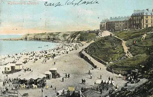 England Tynemouth beach view