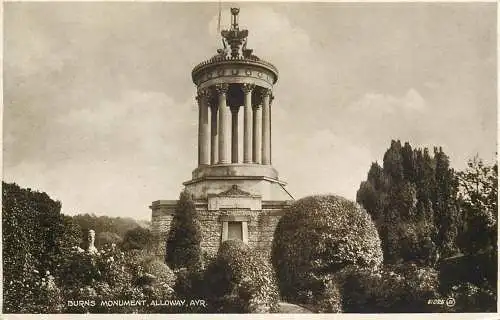 Scotland Alloway Ayrshire Burns Monument