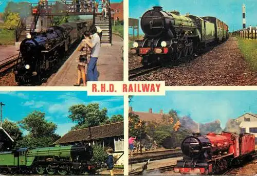 R.H.D Railway locomotive engines multi view