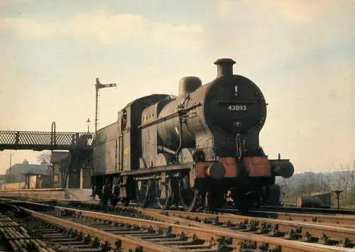 England Midland Railway Fowler 4F locomotive engine at Clifton Junction