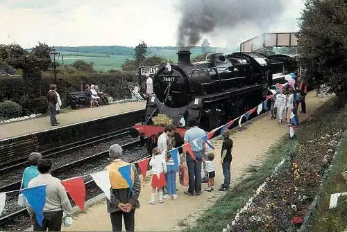 England Alresford Standard 4 arriving at Ropley Station