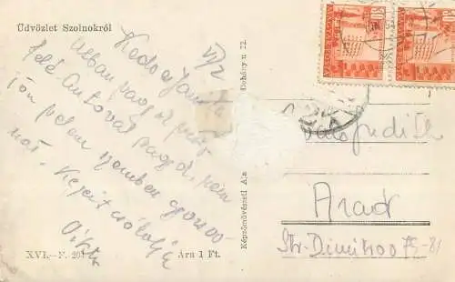 Hungary Szolnok Hungary multi views 1954