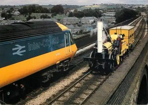 British Railways Truro Carvedras Viaduct Inter-City 125 old and new