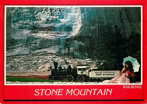USA Stone Mountain Park Stone Mountain Railroad near Atlanta GA