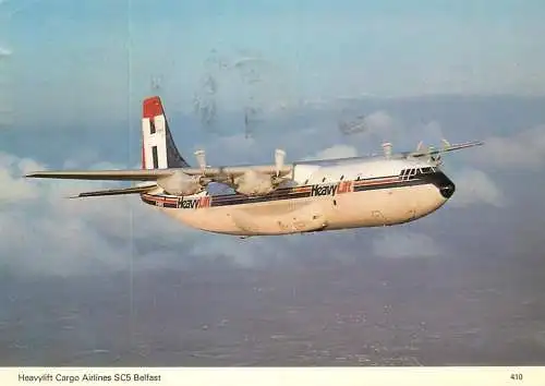 Heavylift Cargo Airlines SC5 Belfast freighter