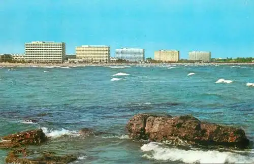 Romania Mamaia hoteluri pe malul marii vedere de pe litoral