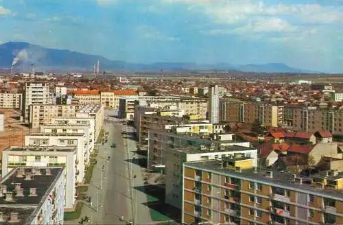 Romania Baia Mare str. George Cosbuc vedere aeriana