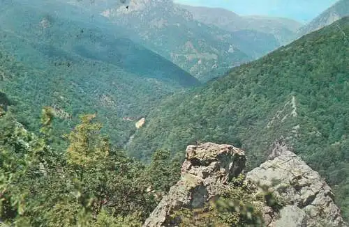 Romania Baile Herculane Valea Cernei vedere panoramica