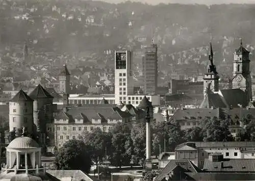Germany Stuttgart cityscape panorama