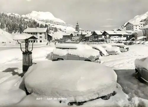 Austria Lech am Arlberg winter scenery