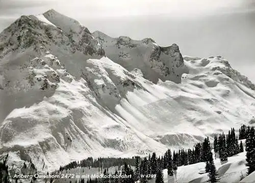 Austria Arlberg Omeshorn mit Madlochabfahrt