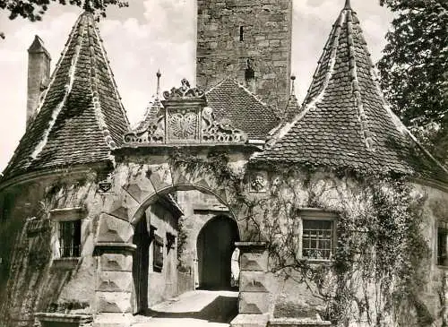 Germany Rothenburg ob der Tauber Burgtor
