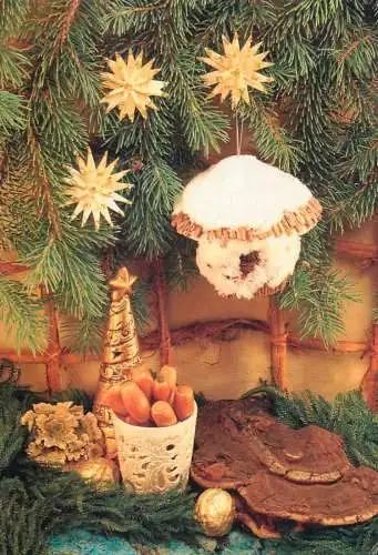 Advertising postcard Christmas New year