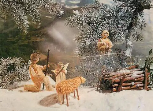 Holiday postcard New years Christmas