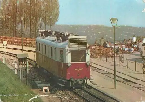 Transportation postcard tram Budapest hungary