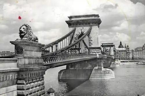 Hungary Budapest chain bridge