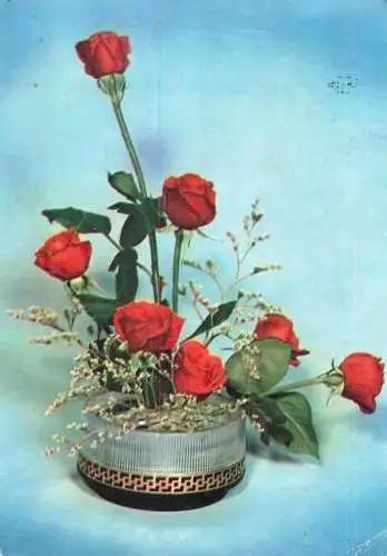 Flower postcard flower arrangement