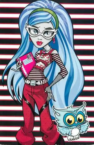 Monster High by Panini 2011 Mattel Inc. card 059 owl