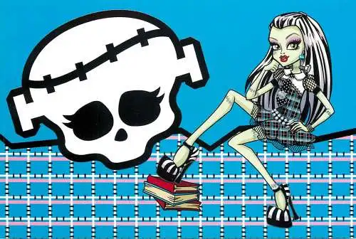 Monster High by Panini 2011 Mattel Inc. card 033 skull