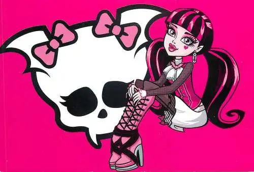 Monster High by Panini 2011 Mattel Inc. card 023 skull