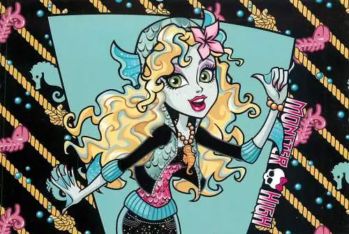 Monster High by Panini 2011 Mattel Inc. card 044 blonde