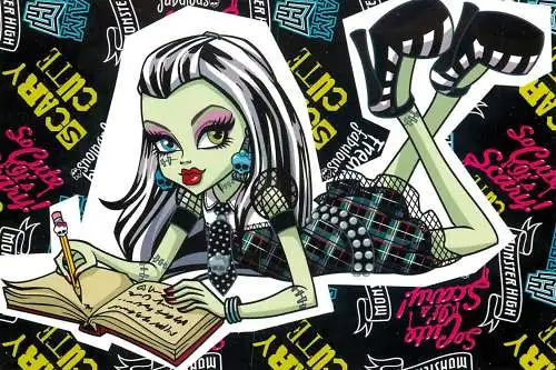 Monster High by Panini 2011 Mattel Inc. card 034 study