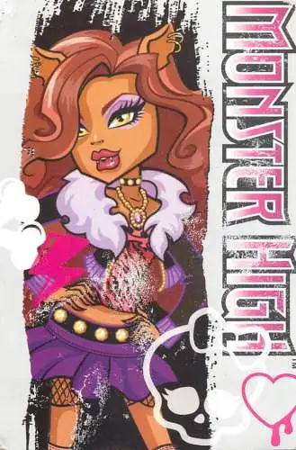 Monster High by Panini 2011 Mattel Inc. card 009 glam