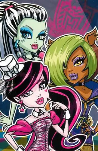 Monster High by Panini 2011 Mattel Inc. card 074