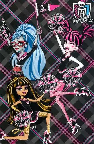 Monster High by Panini 2011 Mattel Inc. card 078 pompom brigdae