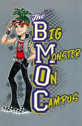 Monster High by Panini 2011 Mattel Inc. card 062 big monster on campus