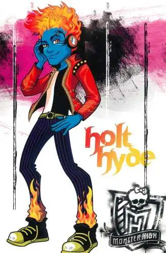 Monster High by Panini 2011 Mattel Inc. card 065 holt hyde