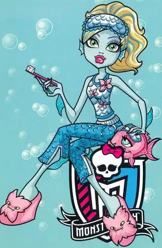 Monster High by Panini 2011 Mattel Inc.blonde hair 046