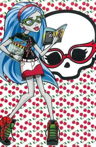 Monster High by Panini 2011 Mattel Inc.  blue hair 053