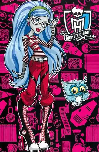 Monster High by Panini 2011 Mattel Inc.  blue hair 052