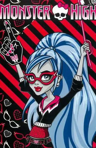 Monster High by Panini 2011 Mattel Inc.  blue hair 054