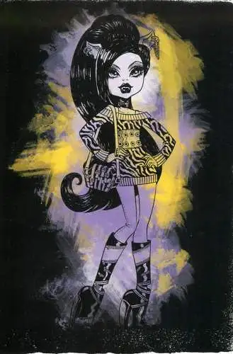Monster High by Panini 2011 Mattel Inc. brunette heels 084