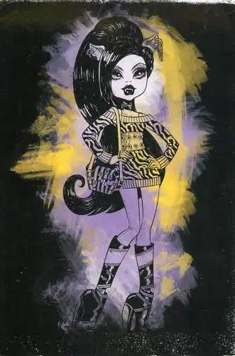 Monster High by Panini 2011 Mattel Inc. brunette heels 084