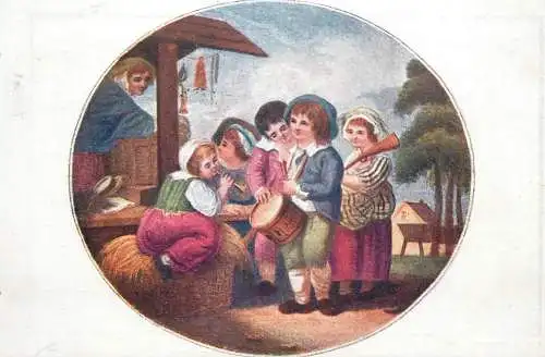 Music related vintage postcard Talbot Kinderkapelle Wien Austria