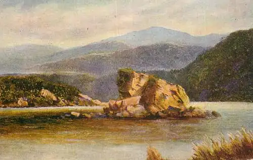 British fine art scenic postcard paysage ecossais