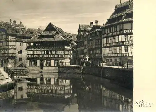 France Strasbourg old houses typical architecture